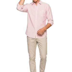Van Heusen Men’s Casual Shirt for Men | Cotton | Stripe | Slim Fit | Full Sleeves |