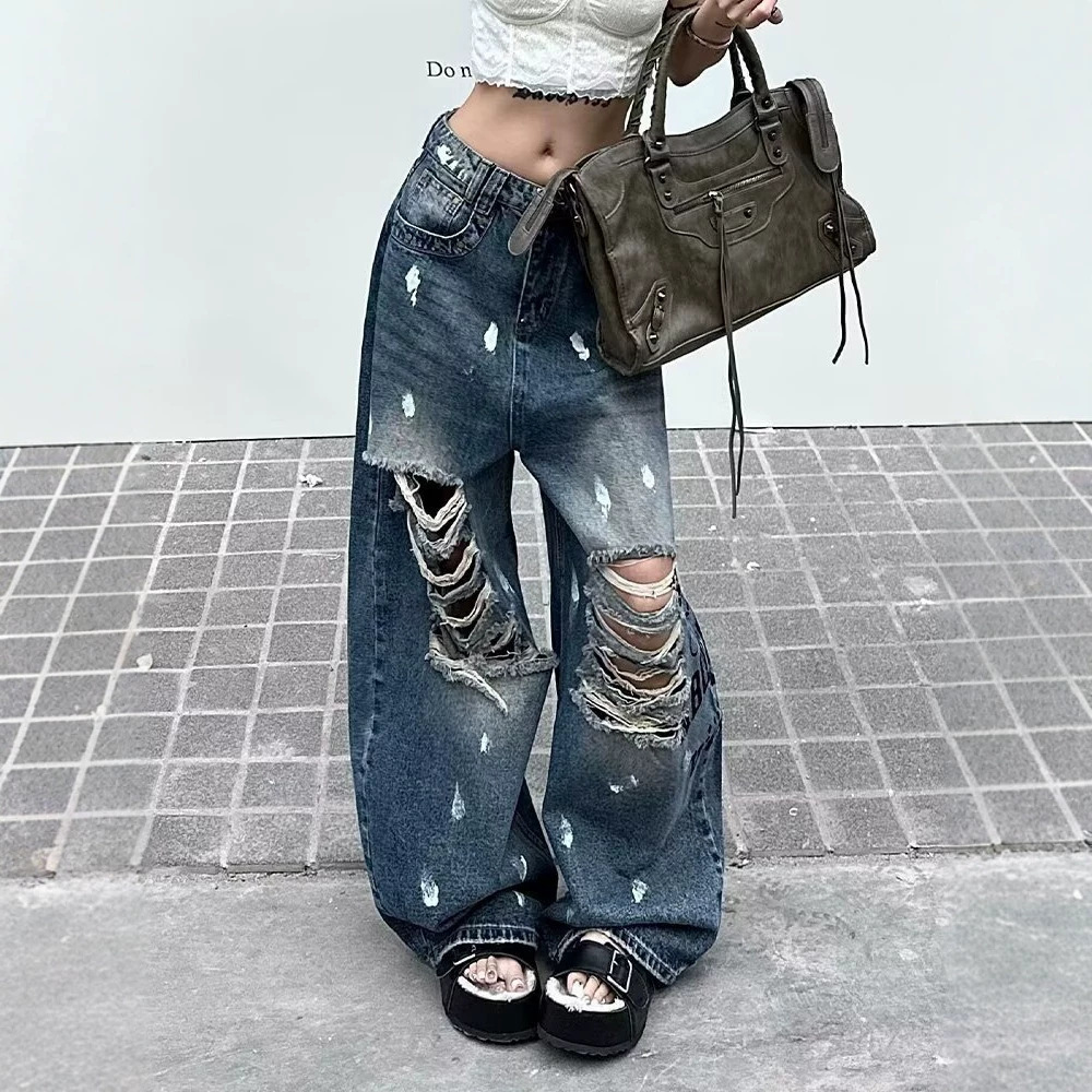 Retro Hip-hop Letter-printed Export Jazz Dance Pants - Image 2